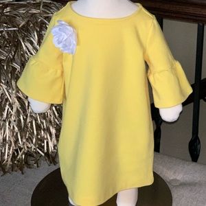 Janie and Jack Yellow Floral Top w/Bloomer